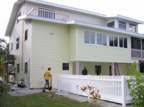 Project:  Replacement impact resistant windows and doors, replacement vinyl siding - Sanibel, FL